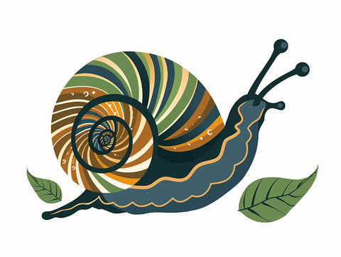 Swirling Snail Decor