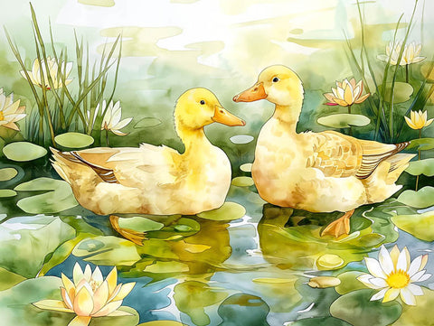 Happy Yellow Ducks